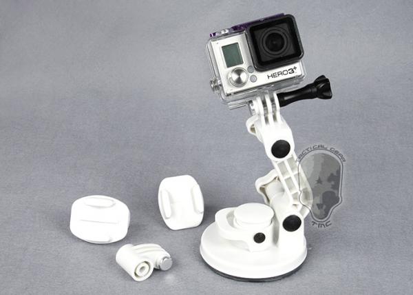 G TMC GoPro Suction Cup Mount White HR233-WH